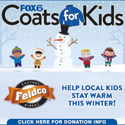 FOX6 Coats for Kids with Feldco