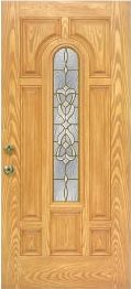 Feldco light oak symphany heritage entry door