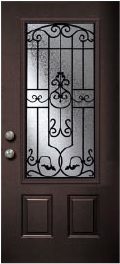 Feldco bronze heritage entry door