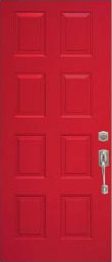 Feldco vallis red legacy entry door