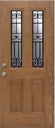 Feldco dark oak barcelona legacy entry door