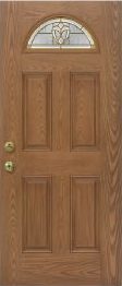 Feldco dark oak legacy entry door