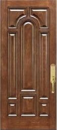 Feldco hazelnut signet entry door