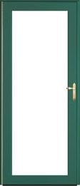 Feldco forest green decorator storm door