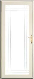 Feldco white decorator storm door