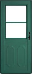 Feldco forest green deluxe storm door