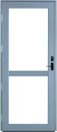 Feldco geneva blue divided glass deluxe storm door