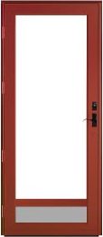 Feldco mountain berry one lite deluxe storm door