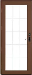 Feldco tudor brown deluxe storm door