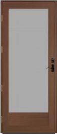 Feldco brown full glass duraguard storm door