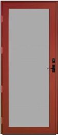 Feldco red full glass duraguard storm door